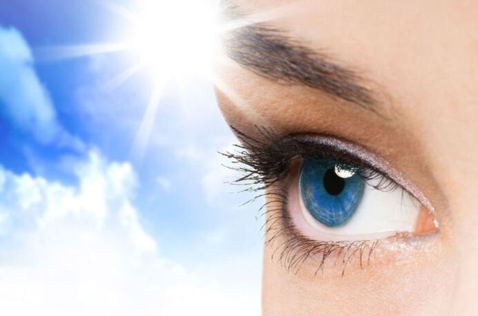 Solarization - Restoring Vision with Sun Light