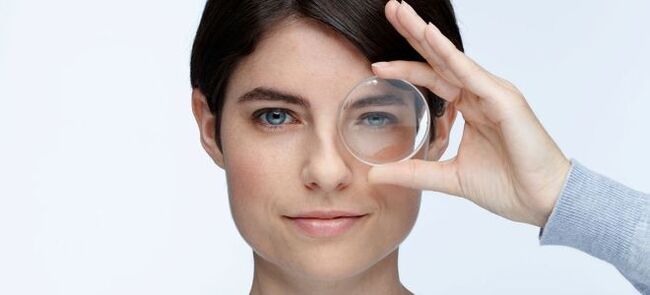 For the purpose of vision correction, hard lenses can be used